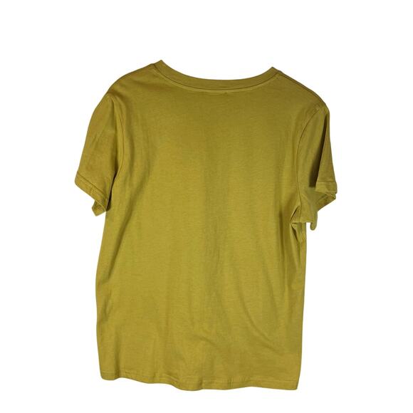 Böhme NWT Abstract Geo Stack Graphic Tee | Chartreuse Green M - Picture 3 of 5